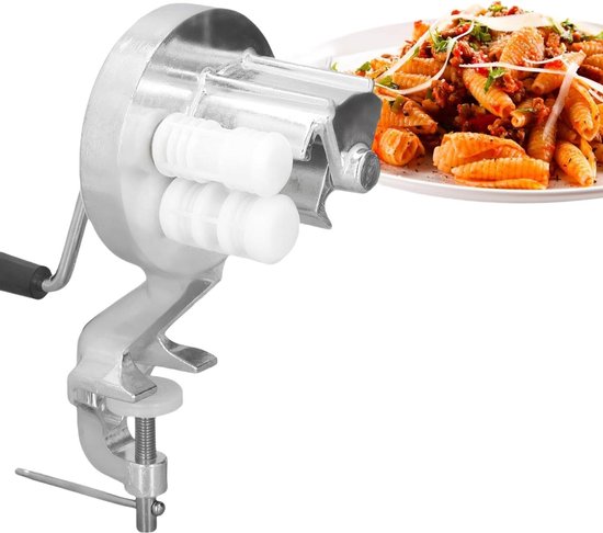 Handmatige Roestvrijstalen Macaroni Maker - Zelfgemaakte Noedels - Geen Stroomverbruik - Noodle-persmachine van Merkloos