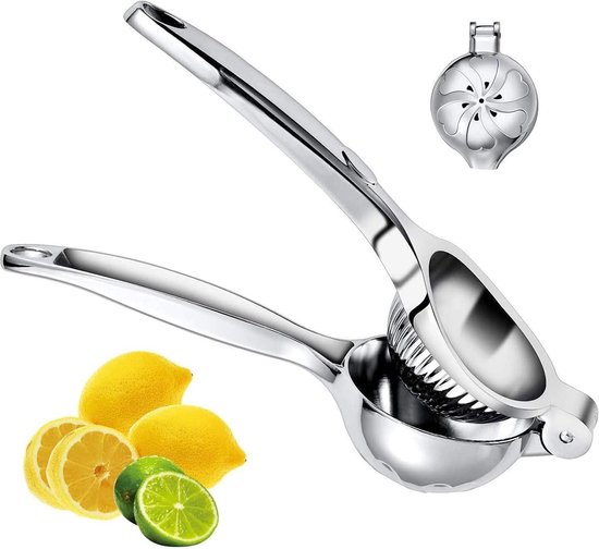 Handmatige RVS Fruit Squeezer - Heavy Duty Handpers voor Citroen Lime Oranje - Veilig en Snel Juicen - Keuken Gadgets van Merkloos