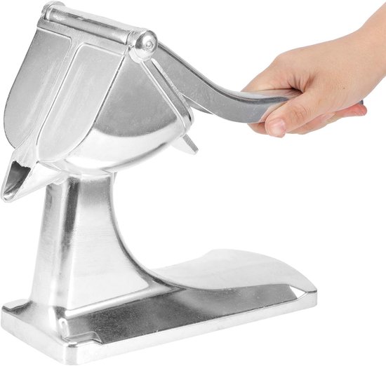 Handmatige sapcentrifuge aluminiumlegering mini fruitpers knijpers oranje pers extractor multifunctionele keukenaccessoires zilver van Merkloos