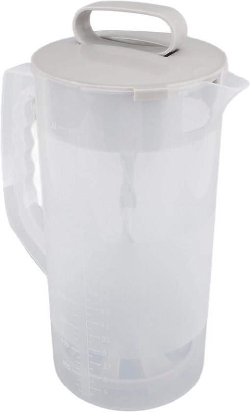 Handmatige Sapcentrifuge - Blender Vruchtensap Maker - Gezond Sap Maken - Grote Capaciteit - 2000 ml - Wit