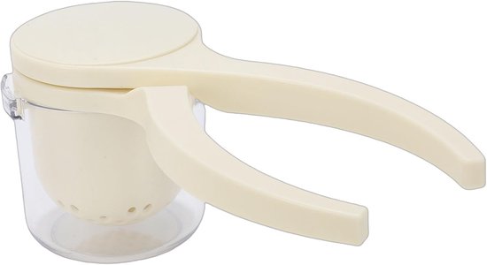 Handmatige Sapcentrifuge - Citruspers Citroenpers - Sap Maken - Hefboomontwerp - 27x11.4x9cm - Beige
