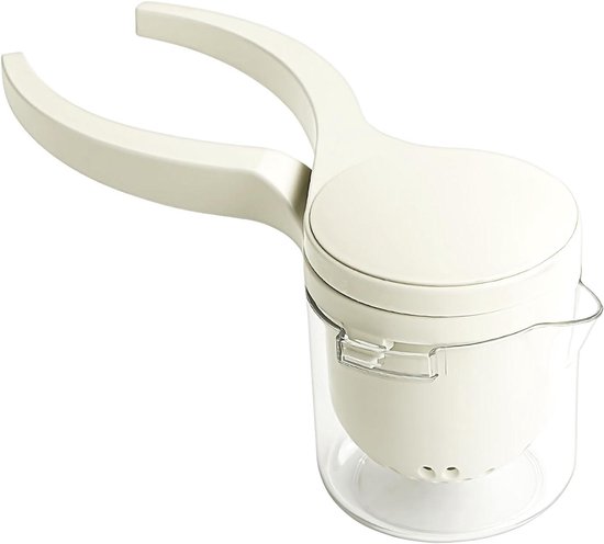 Handmatige Sapcentrifuge - Citruspers Handpers - Verse Sappen Maken - Hoge Sapopbrengst - 28 x 11 x 28 cm - Wit