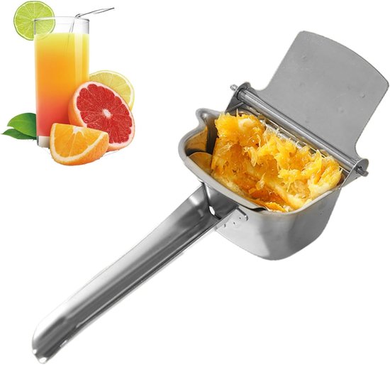 Handmatige sapcentrifuge, draagbare sapcentrifuge | Handmatige sapcentrifuge van roestvrij staal | Multifunctionele handmatige sapcentrifuge voor druiven, watermeloenen, citroenen en sinaasappels