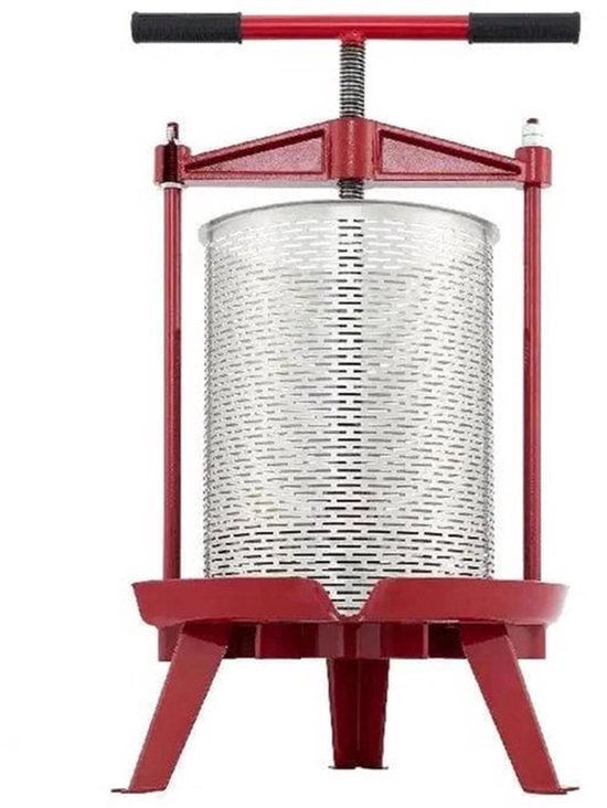 Handmatige Sapcentrifuge - Fruitwijnpers - Handmatige Fruitpers - 14L - Sinaasappel- en Druivenpers - Groenten Olijfoliepers