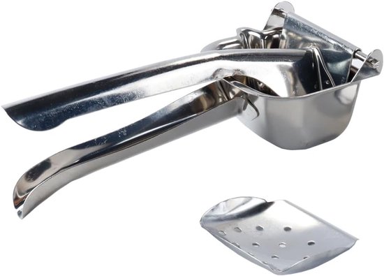 Handmatige Sapcentrifuge - Keukenpers - Vers Sap Maken - 304 Roestvrij Staal - 23 x 7 x 12 cm - Zilver van Merkloos