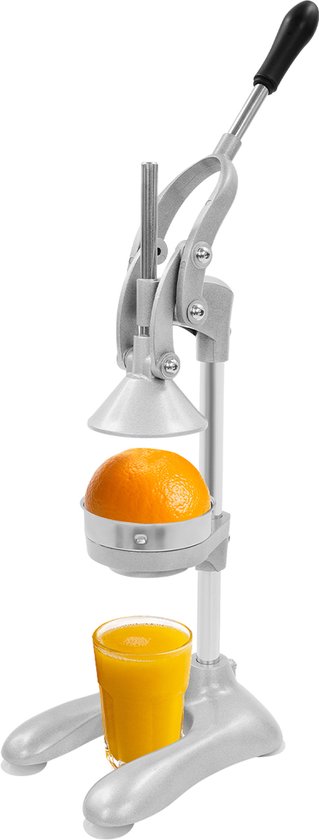 Handmatige Sapcentrifuge met Hendel Zilver Roestvrij Staal Sappers Citruspers Citroenpers Voor Sinaasappels Druiven Oranje