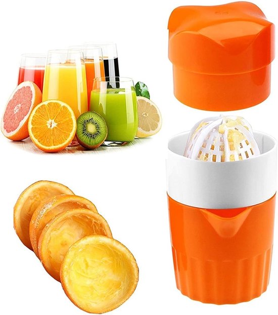 Handmatige sapcentrifuge voor thuis, sapfles, citruspers, handpersbeker van Merkloos