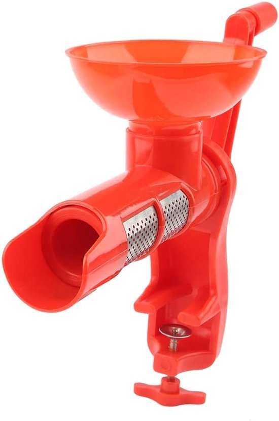 Handmatige Tomatensapmachine - Duurzame en Draagbare Juicer voor Vers Sap, Zelfgemaakte Tomatensaus en Eenvoudig Gebruik van Merkloos