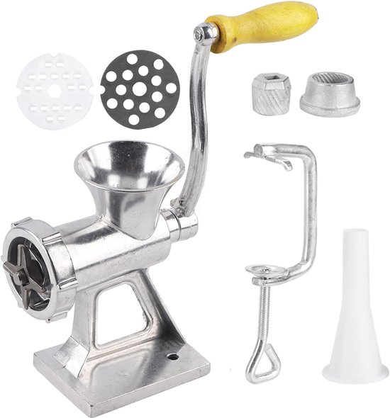 Handmatige vleesmolen, zware aluminium aluminium legering vlees miner worst stoffer worst maker vlees slijpmachine voor vlees, worst, rundvlees