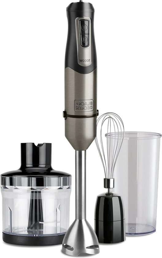 Handmixer 1000W 1.000 W Grijs - BXHBA1000E van Blaupunkt