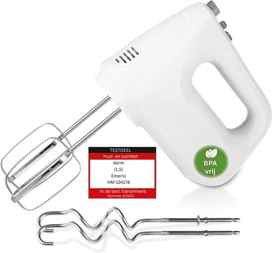 Handmixer 250 W - Wit - BPA vrij van Merkloos