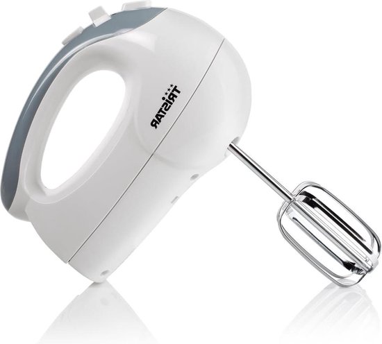 Handmixer 5 snelheidsinstellingen - 200 Watt - Met deeghaken - Wit
