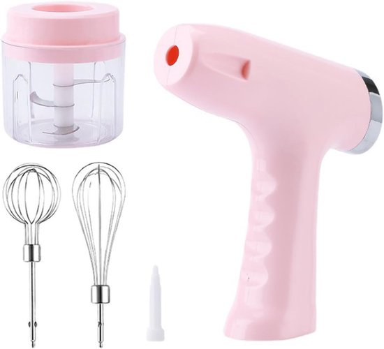 Handmixer Elektrisch - Keukenmachine Klopper - Snel Mengen - Compact Ontwerp - 12 cm - Blauw