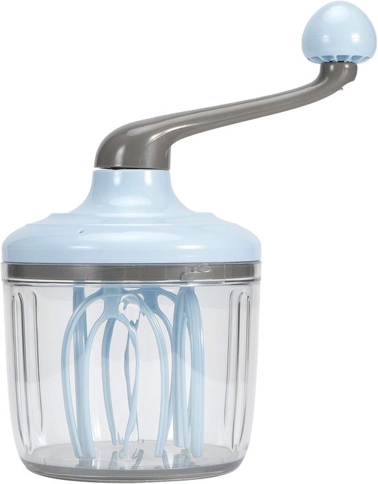 Handmixer - Keuken Accessoire - Bakken en Mixen - Handmatig Aangedreven - 1100ml Capaciteit - Wit