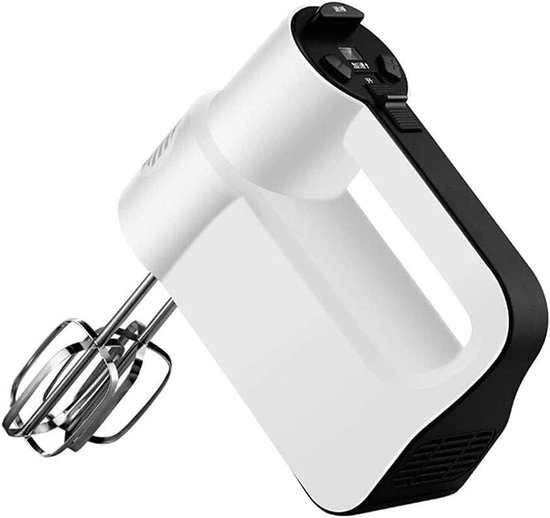 Handmixer Keuken - Eierklopper Mixer - Beslag Maken - 8 Snelheden Digitaal - 350 Watt - Wit