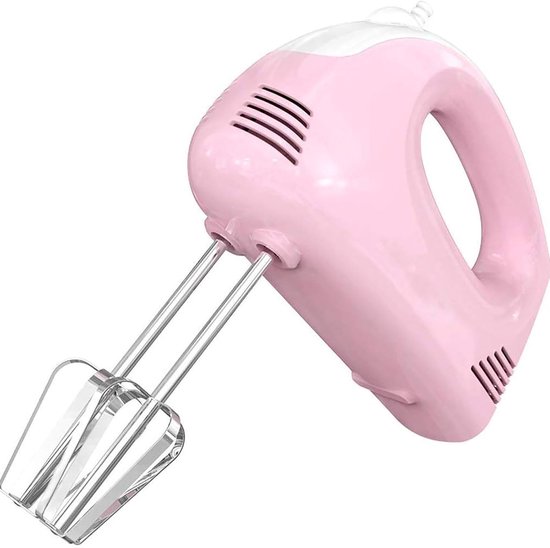 Handmixer Keuken - Elektrische Mixer - Bakken en Mixen - 5 Snelheden Instelbaar - 08 kg - Zilver