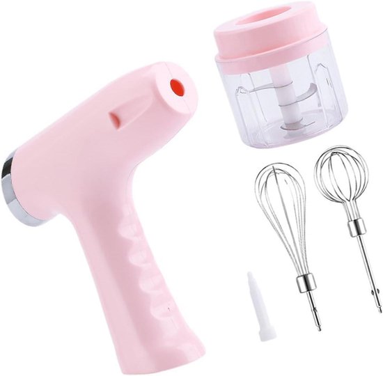 Handmixer Keukenmachine - Eierklopper Garde - Mengen en kloppen - Ergonomisch handvat - 12 x 12 cm - Groen/Blauw van Merkloos