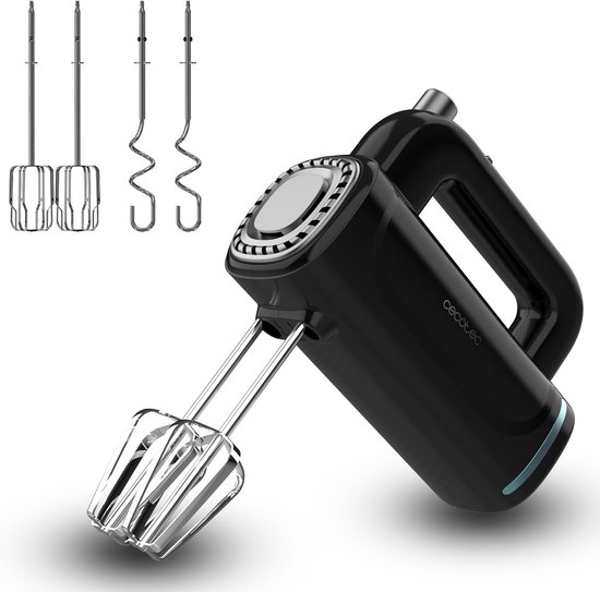Handmixer - Keukenmixer - Bakken en Koken - 5 Snelheden - 300 Watt - Zwart