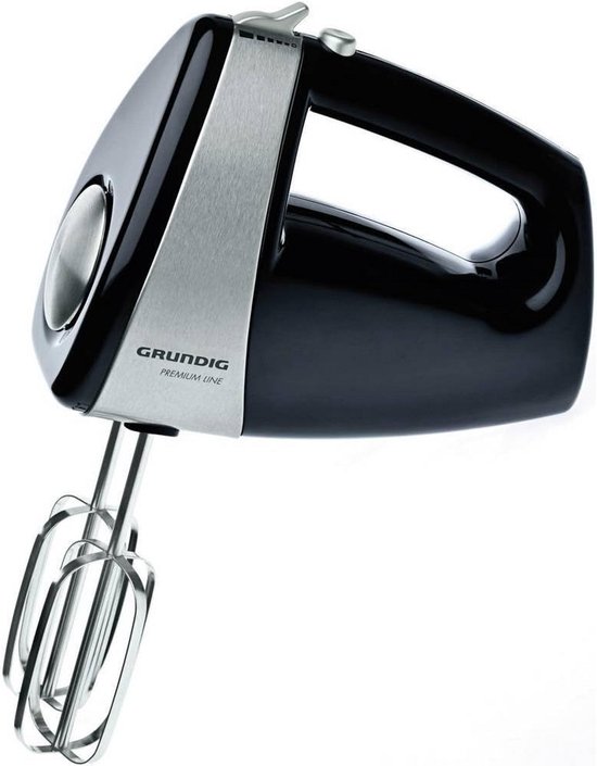 Handmixer - Keukenmixer - Bakken en Koken - 5 Snelheden Turbo - 300 Watt - Zwart Zilver van Merkloos