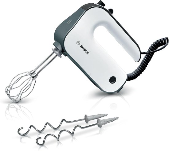 Handmixer - Keukenmixer - Bakken en Koken - 850 Watt Kracht - 14x7x20 cm - Wit van Merkloos