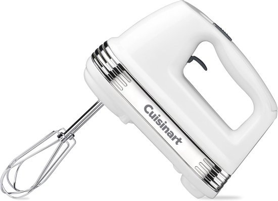 Handmixer - Keukenmixer - Bakken en koken - Automatische feedback - 10 x 21 x 22 cm - Wit van Merkloos