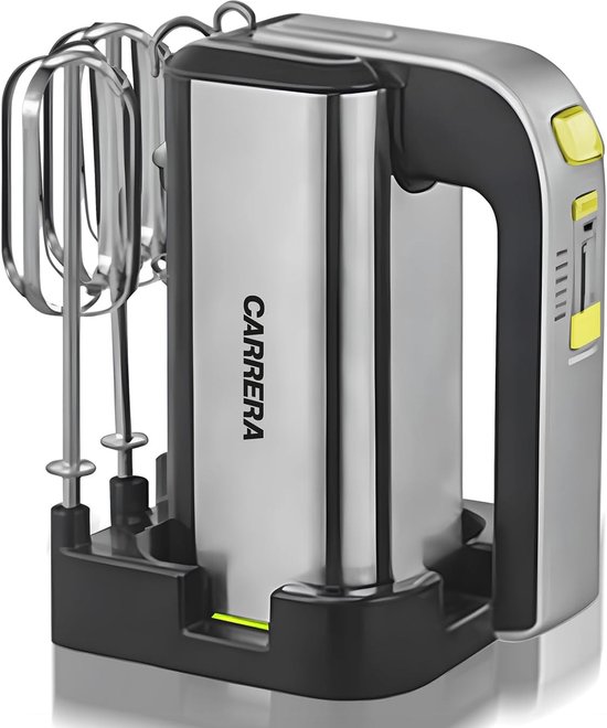 Handmixer - Keukenmixer - Bakken en Koken - Lichtgewicht Ontwerp - 300 Watt - Zilverkleurig