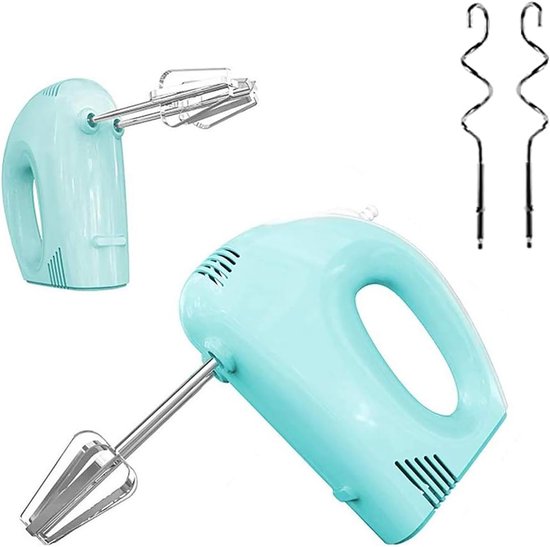 Handmixer - Keukenmixer - Bakken en Mixen - 5 Snelheden Instelbaar - 08 kg - Wit
