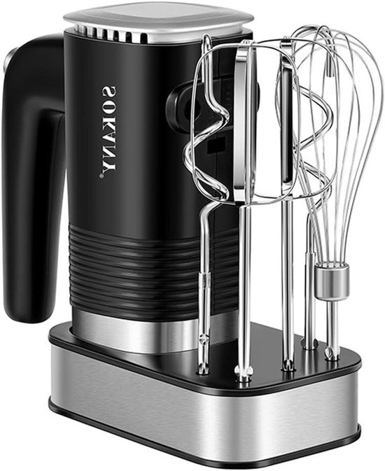 Handmixer - Keukenmixer - Bakken Thuis - 800W Krachtige Motor - 5 Snelheden - Wit