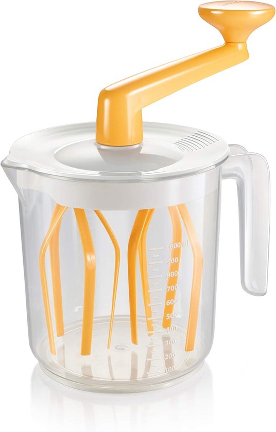 Handmixer - Keukenmixer - Beslag Maken - Handmatige Bediening - 1 Liter - Wit