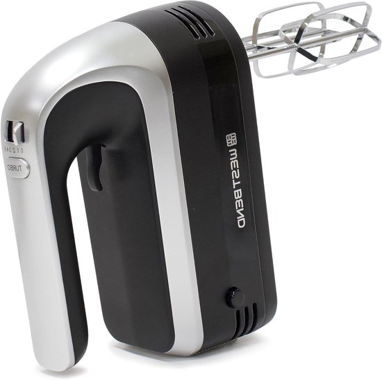 Handmixer met staafmixer - Keukenmixer set - Recepten maken - 7 accessoires inclusief - 250 watt - Zwart