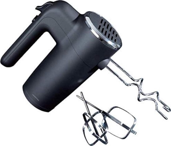 Handmixer - Mixer Keukenmachine - Bakken en Koken - 6 Snelheden Turbo - 400 Watt - Zwart
