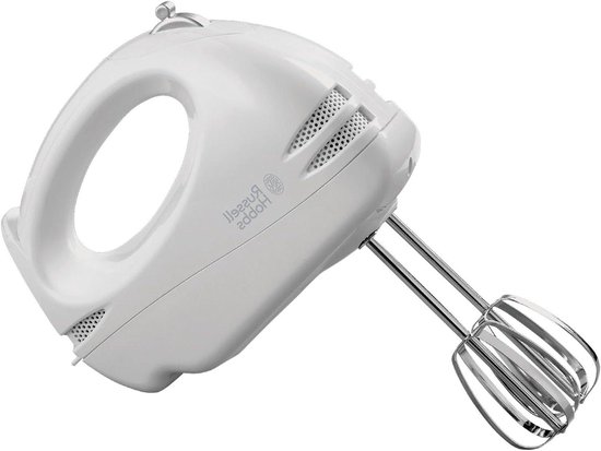 Handmixer - Mixer Keukenmachine - Beslag Maken - 6 Snelheden - 17.5 cm - Wit