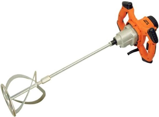 Handmixer - Mortelroerder - Mengen van materialen - Krachtig roerwerk - 65 liter - Grijs