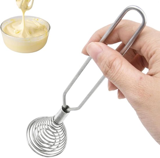 Handmixer - Roerstok Roerder - Koken Bakken - Efficiënte Mengprestatie - 22 cm - Zilver