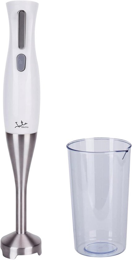Handmixer RVS - Staafmixer Keuken - Eten Bereiden - Dubbele Roestvrij Staal Bladen - 700 ml - Zwart