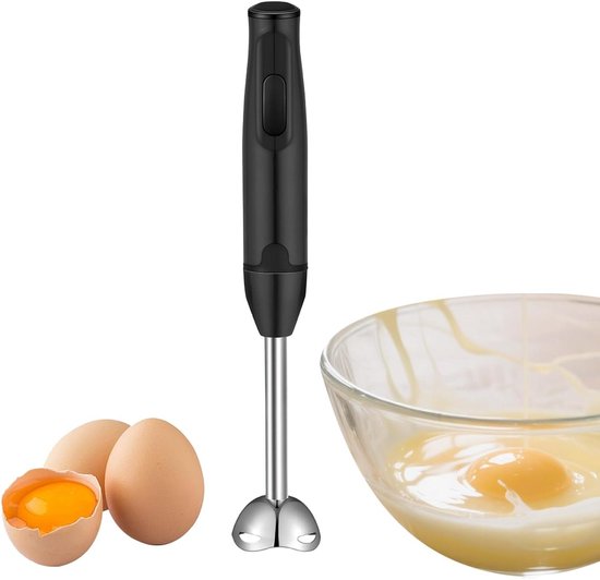 Handmixer - Staafmixer - Keukenwerk - 400 Watt Vermogen - 38 cm - Zwart