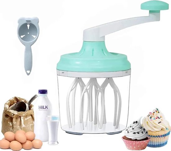 Handmixer, staafmixer, multifunctionele eierklopper, hogesnelheidseierklopper, keukenhulp 1200 ml