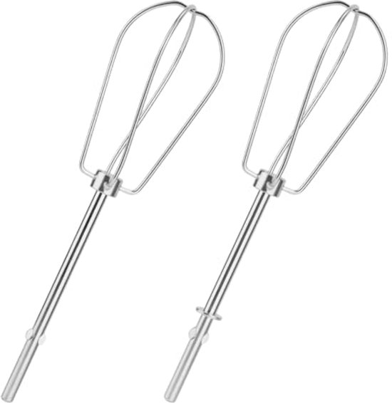Handmixerklopperbevestigingen 2-Pack - Roestvrijstalen Mixeronderdelen voor Elektrische Mixers van Merkloos