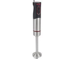Handmixerset - Keukenmixer en staafmixer - Bereiding van eten - 1000 watt - Roestvrij staal - Rood