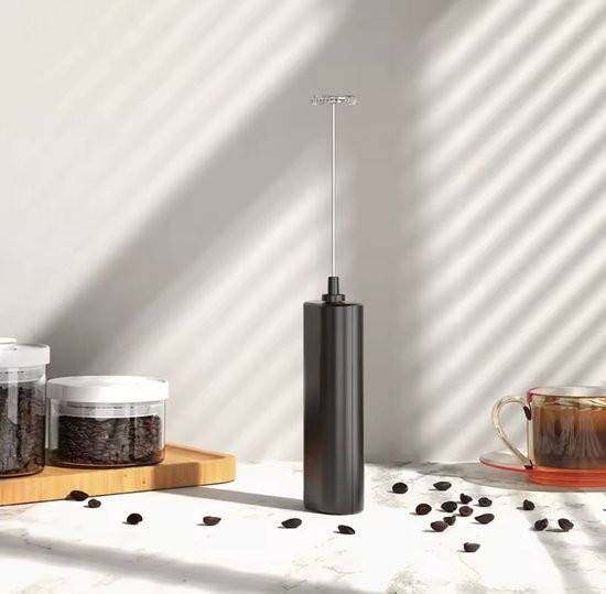 Handopschuimer - Mixer - Latte macchiato - Cappuccino - Easy mix - Meeneembaar - Hand op schuimer - Hand staafmixer - Ei klutser - van Gadgy