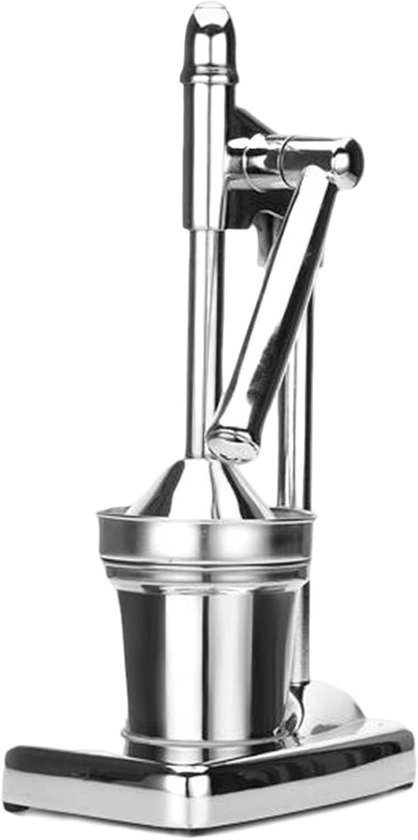 Handpers Citruspers - Keuken Gadget - Vers Sap Maken - Zwaar Roestvrij Staal - 37x19x13 cm - Zilver van Merkloos