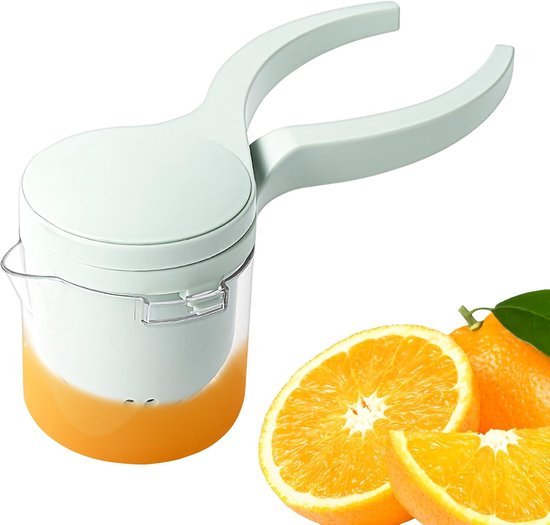 Handpers Citrusvruchten - Limoenknijper Sapcentrifuge - Snel Sap Maken - Hoge Sapuitval - 28 x 11 x 28 cm - Groen