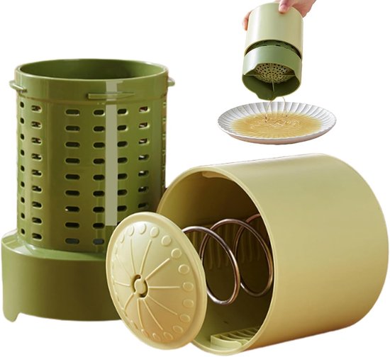 Handpers Fruit - Keuken Squeezer - Voedsel Bereiden - Handmatig Drogen - 16x12x16 cm - Groen
