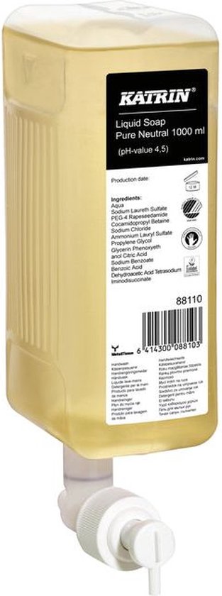 Handzeep katrin clean vloeibaar 1000ml | 6 stuks van Merkloos
