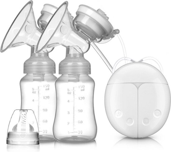 Happyment Dubbel Elektrische Borstkolf - Borstkolf Handsfree - Borstvoeding - Baby - BPA Vrij van Happyment
