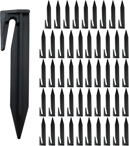 Haringen voor robotmaaier, 50 stuks, kabelhouder, grondanker.