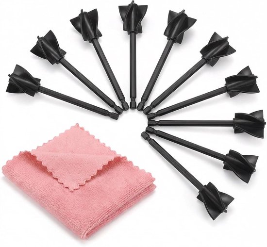 Hars Mengstokken - Roerstaaf Accessoires - Verven en Harsen - Snel en Gelijkmatig - 10 Stuks - Zwart