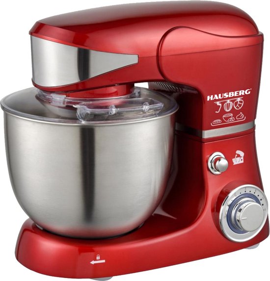 Hausberg Staande Mixer Rood HB-7620RS van Hausberg