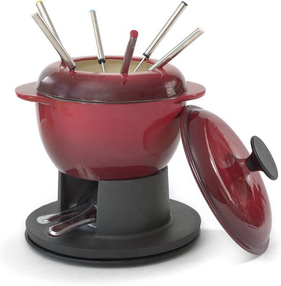 Haute Cuisine Classic - Gietijzeren fondueset - 18 cm - 2.4 L