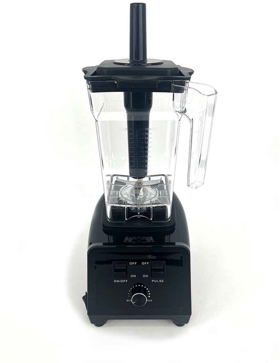 HCB® - Professionele Horeca Blender - 1,6 liter - 1500 Watt - 230V - 20x18x43 cm (DxBxH) - 4 kg - 8305 van Merkloos